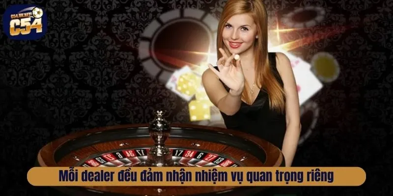 Mỗi dealer đều đảm nhận nhiệm vụ quan trọng riêng